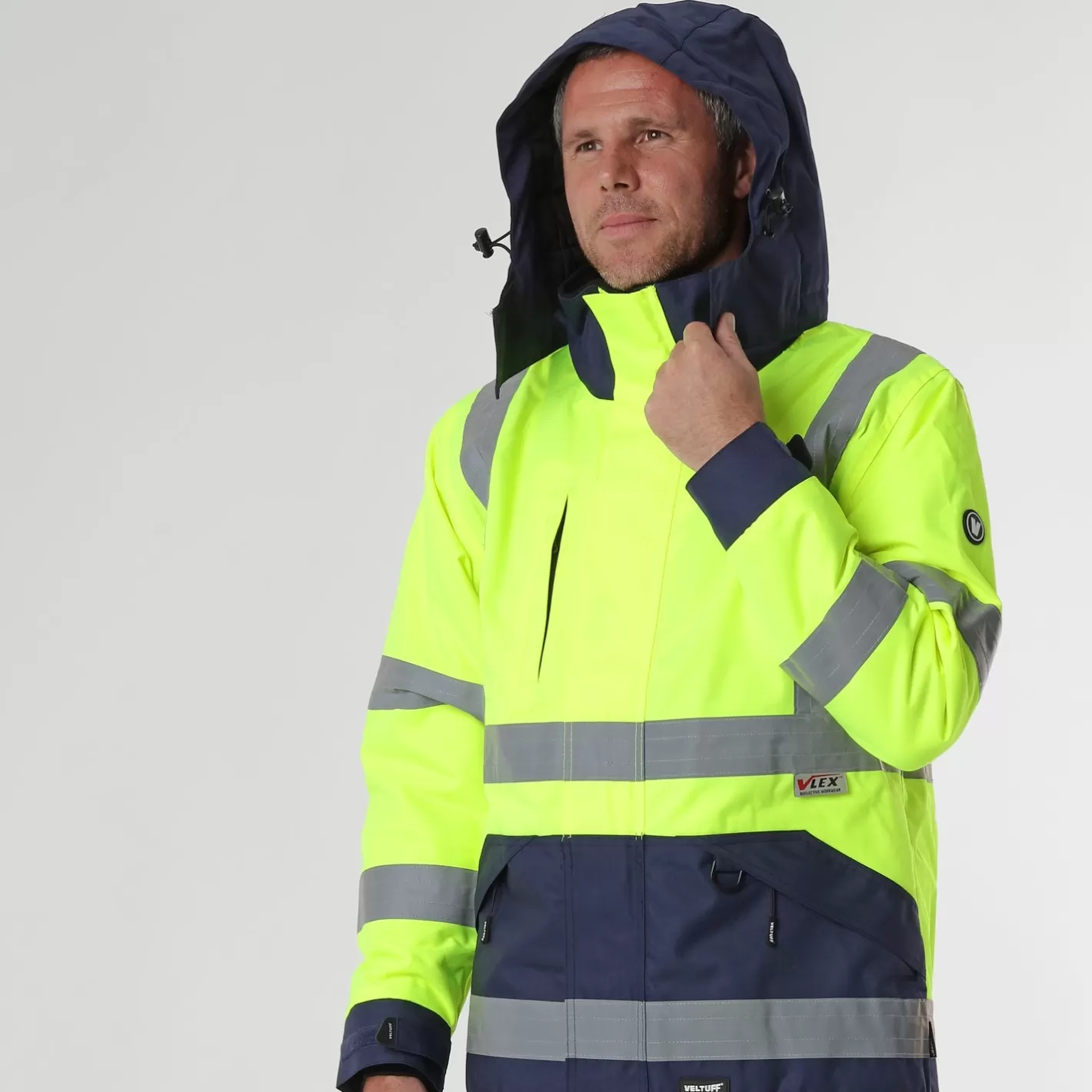 deluxe_waterproof_hivis_jacket_3.webp Fashion VELTUFF Deluxe Waterproof Hi-Vis Jacket