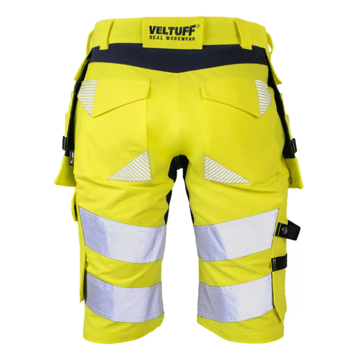 infinite_hivis_way_stretch_work_shorts_2.webp Sale VELTUFF INFINITE Hi-vis 4-way Stretch Work Shorts