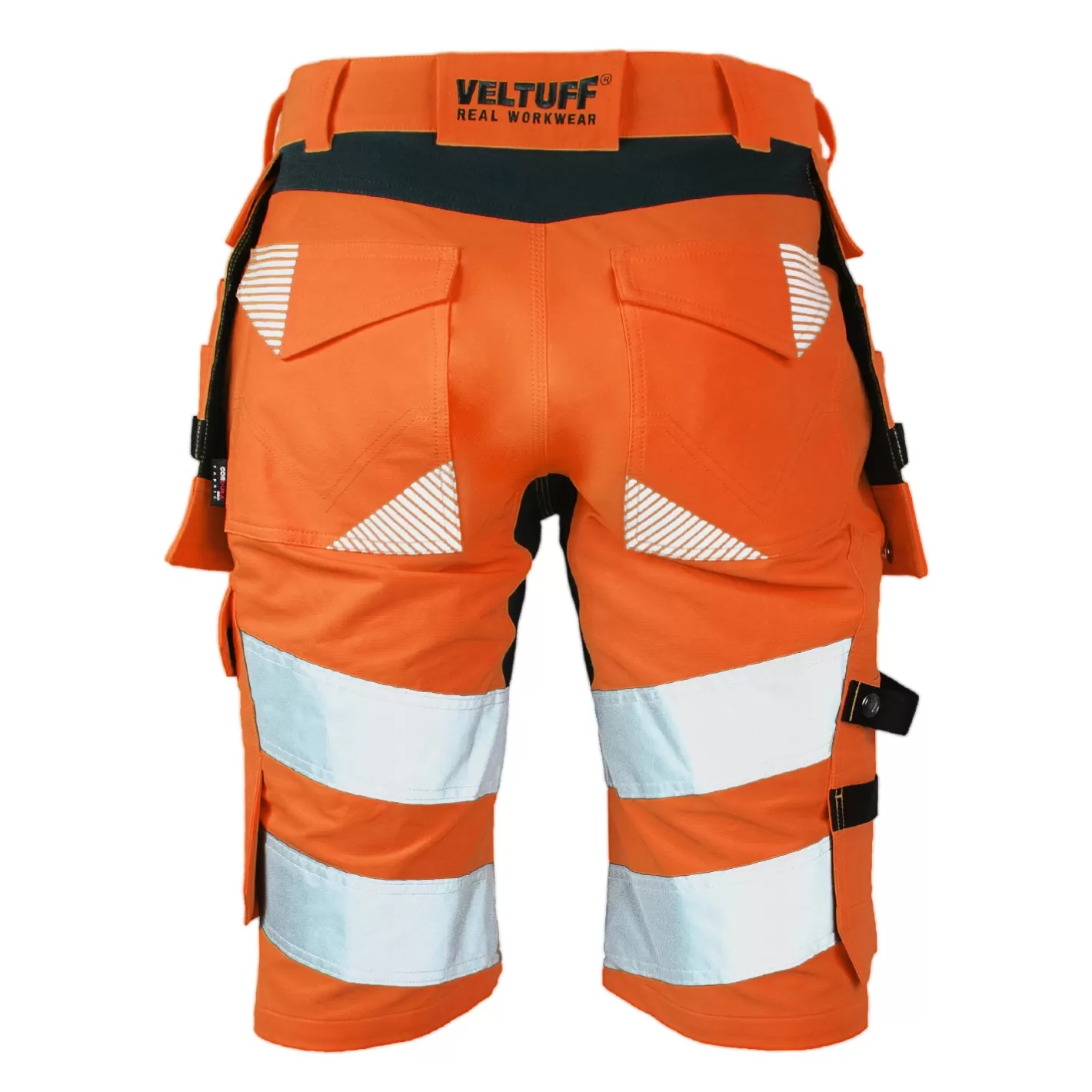 infinite_hivis_way_stretch_work_shorts_3.webp Sale VELTUFF INFINITE Hi-vis 4-way Stretch Work Shorts