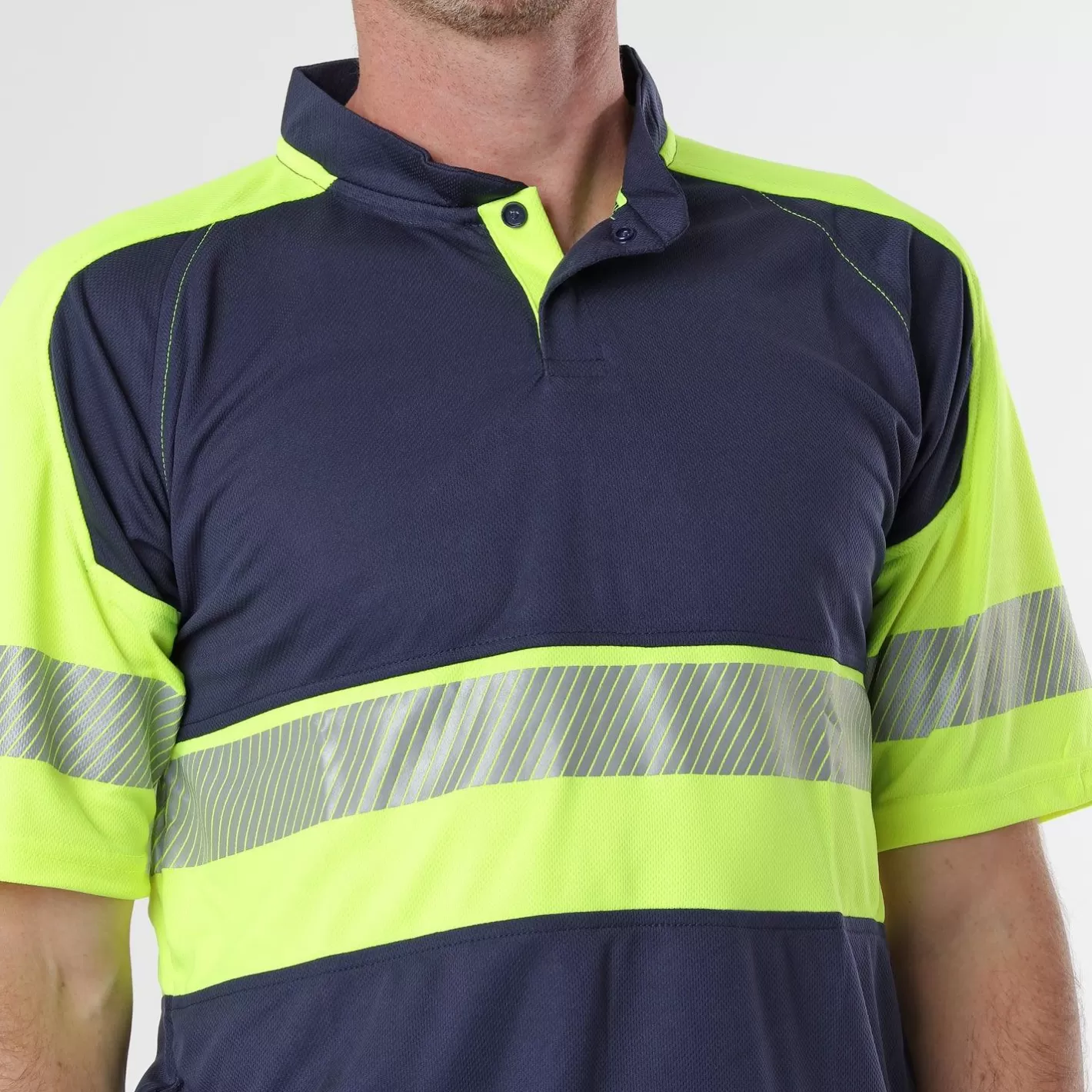 protex_reflex_tshirt_2.webp Discount VELTUFF Protex1 Reflex T-Shirt Navy / Yellow