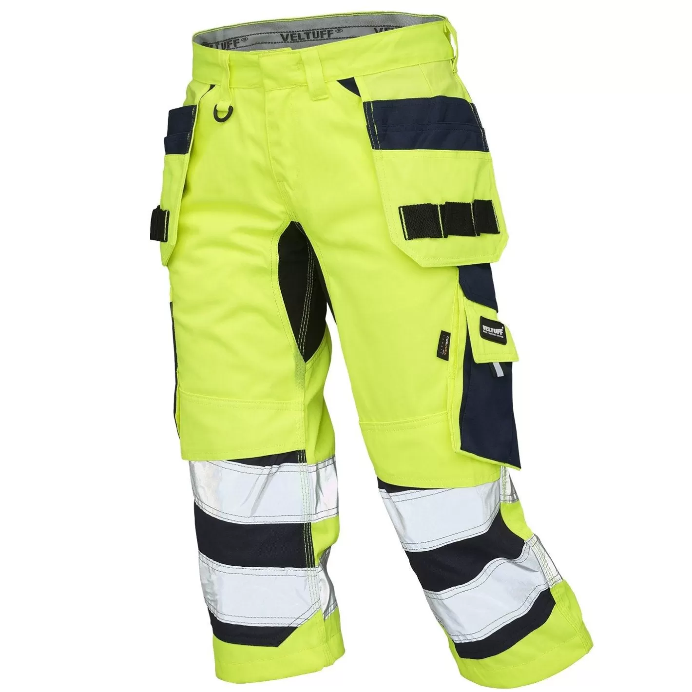 Sale VELTUFF Reflex 3/4 Length Hi-Vis Trousers
