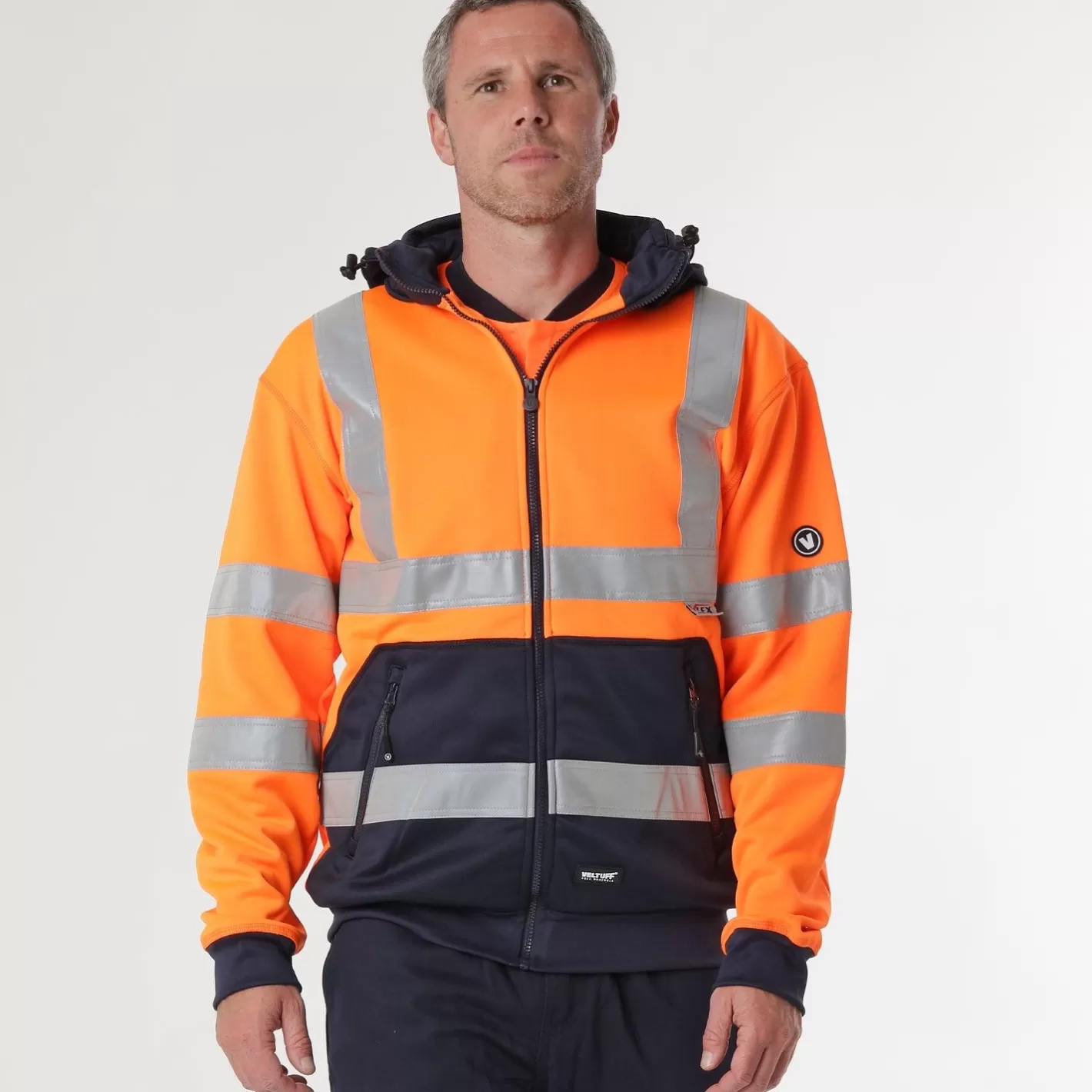 reflex_hivis_full_zip_hoodie_3.webp Flash Sale VELTUFF Reflex Hi-Vis Full Zip Hoodie