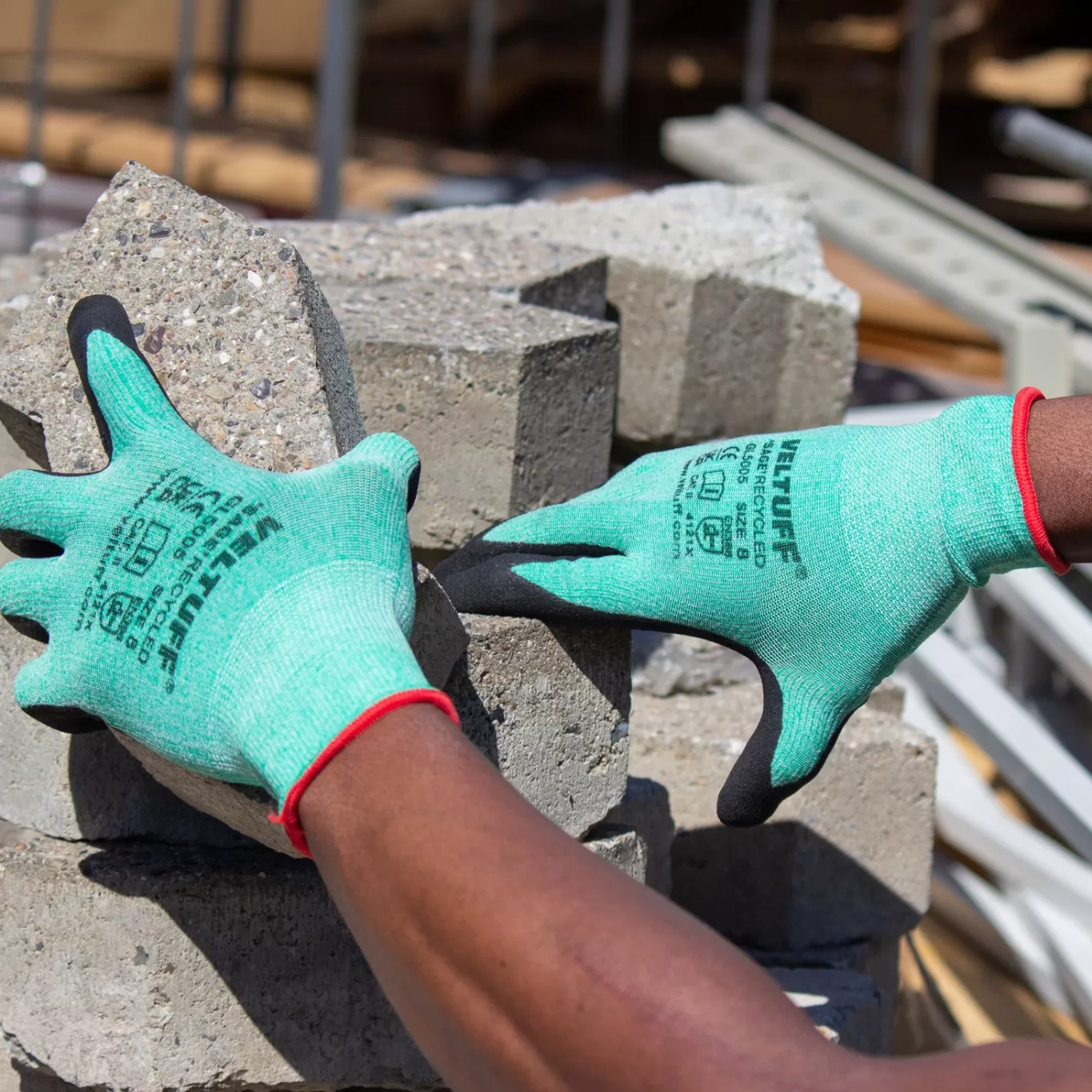 Sale VELTUFF Sage Recycled Flex Glove Green