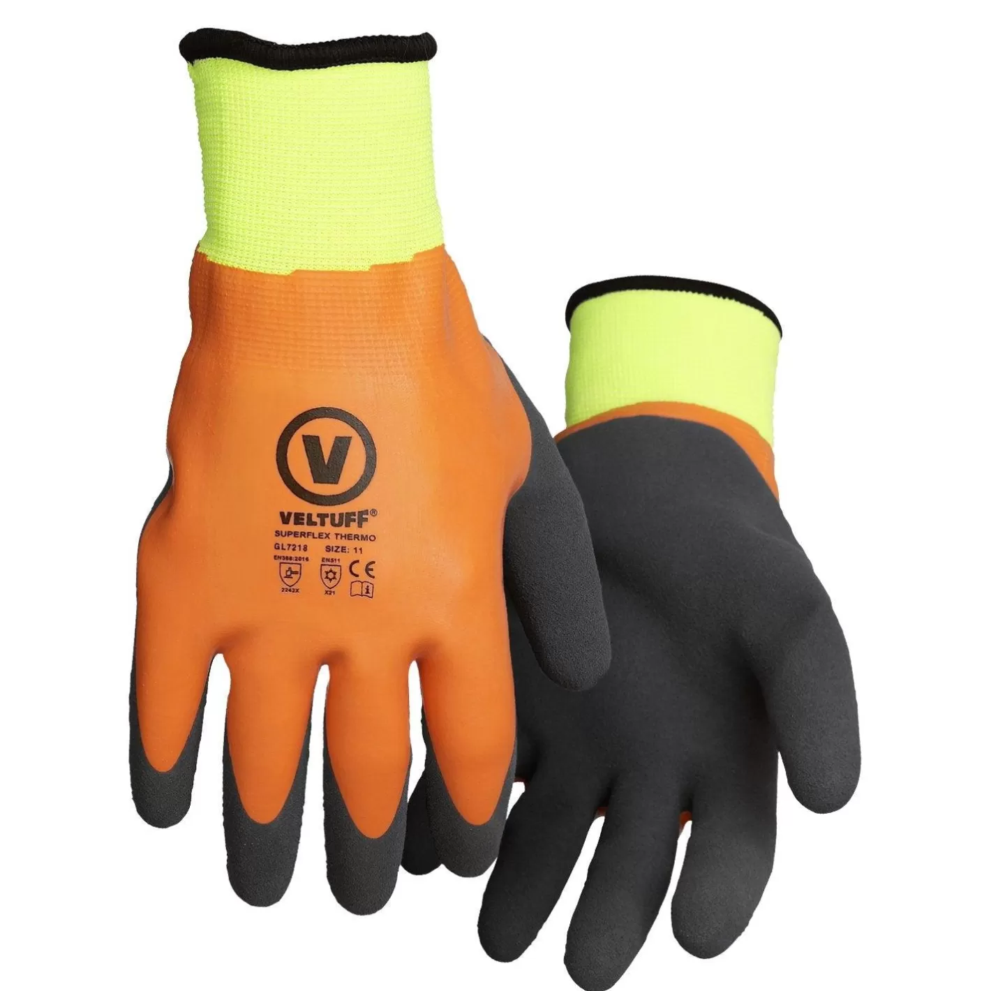Flash Sale VELTUFF Superflex Thermo Foamed Latex Gloves